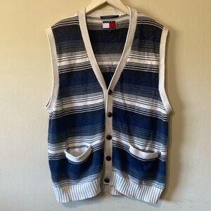 Vintage 90s Tommy Hilfiger Sweater Vest